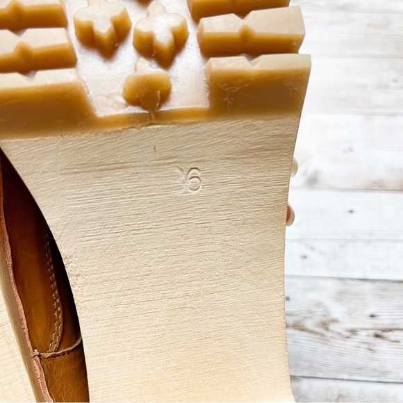 Swedish Hasbeens Trail Boot Nature Brown Size 36 US 6 NWOT - Picture 9 of 11